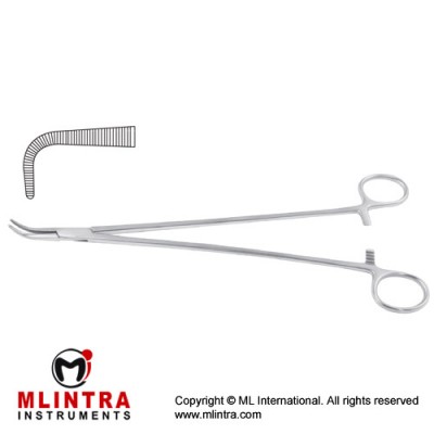 Meeker Dissecting and Ligature Forcep Curved Stainless Steel, 28 cm - 11"